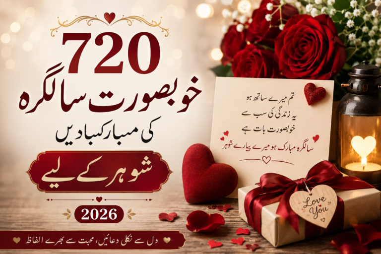 720 Beautiful Anniversary Wishes for Husband in Urdu 2026